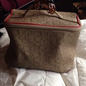 Calvin Klein makeup tote